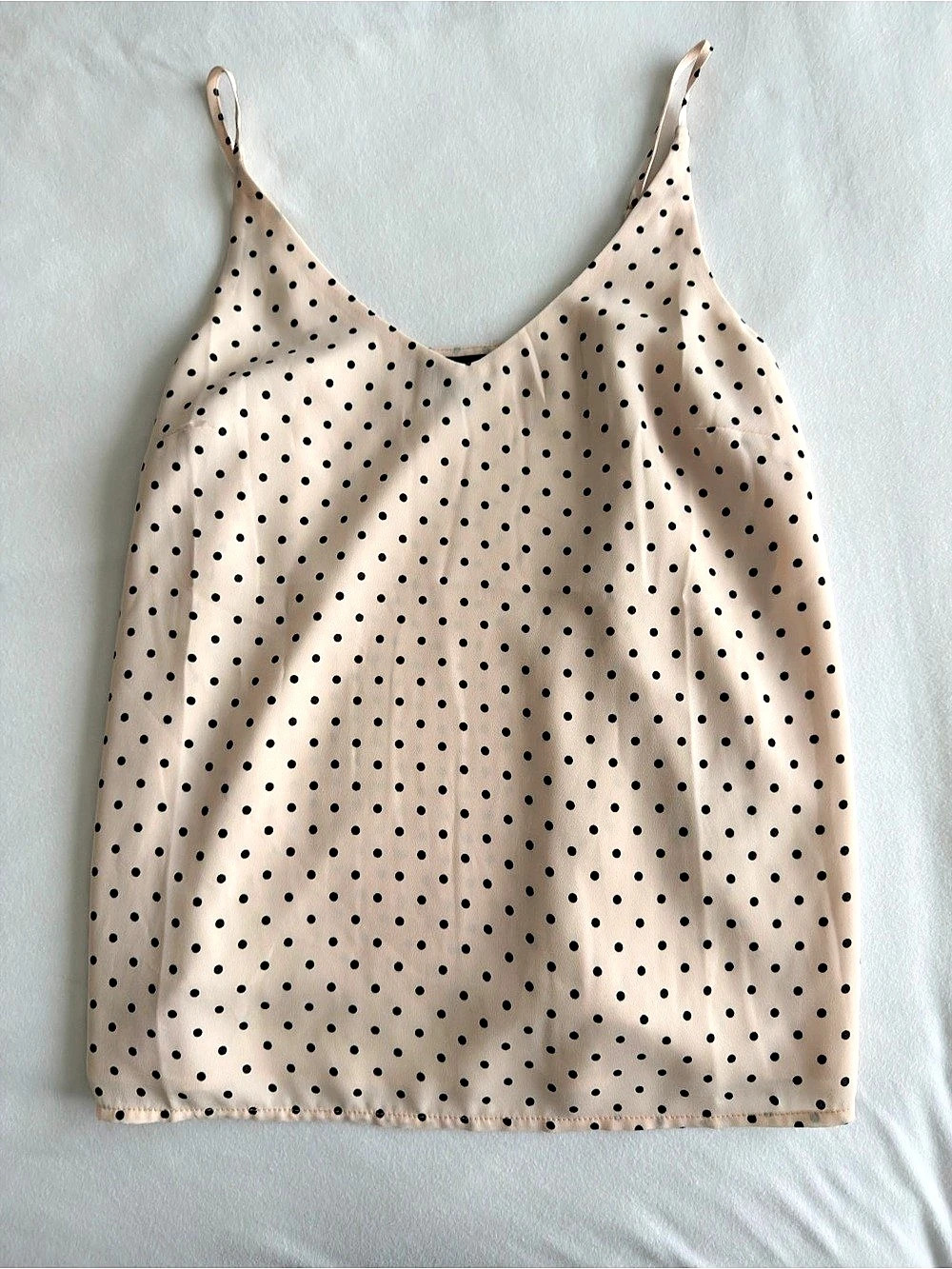 Banana Republic Polka Dot Camisole in White & Black Size XS Like New